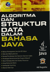 Image of Dasar Algoritma dan Struktur Data dengan Bahasa Java