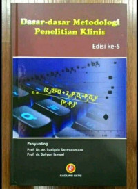 Image of Dasar- Dasar Metodologi Penelitian Klinis: edisi ke-5