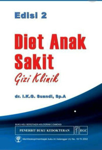 Image of Diet Anak Sakit Gizi Klinik : edisi 2
