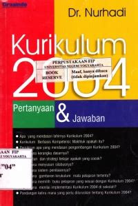 Image of Kurikulum 2004 Pertanyaan & Jawaban