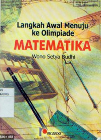 Image of Langkah Awal Menuju Ke Olimpiade Matematika