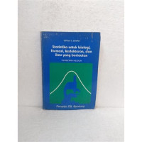 Image of Statistika Untuk Biologi, Farmasi, Kedokteran, Dan Ilmu Yang Bertautan